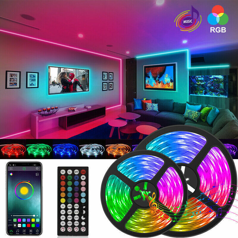 Brand New RGB LED Strip Lights – Bluetooth & Remote Control