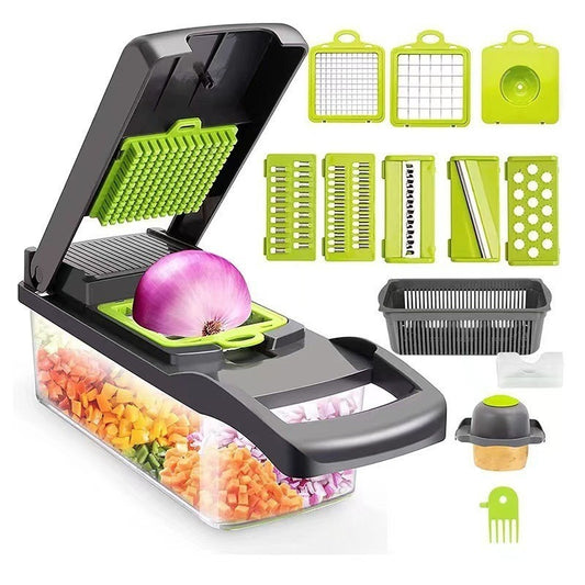 7-in-1 Multi-Function Vegetable Chopper & Slicer Effortless Cutting & Meal Prep