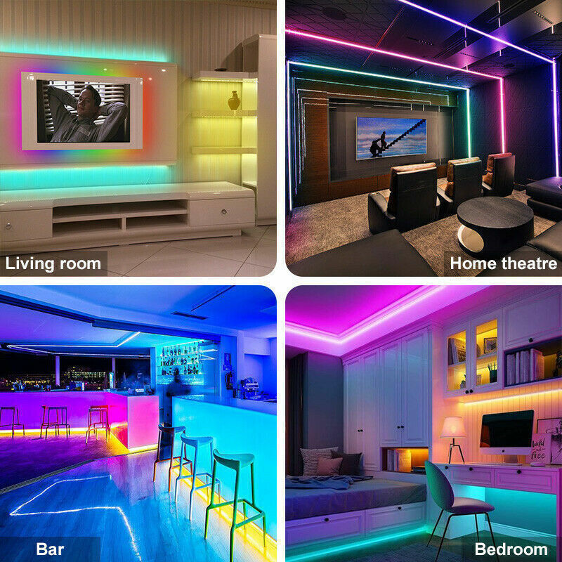 Brand New RGB LED Strip Lights – Bluetooth & Remote Control